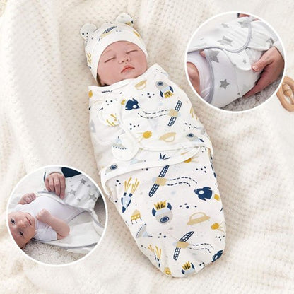 Couverture emmaillotage | Douce et Sécurisante - Mon P'tit Nid Bébé