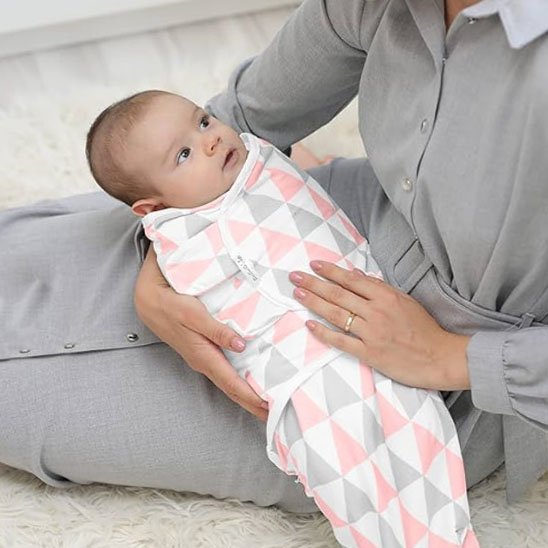 Couverture emmaillotage | Douce et Sécurisante - Mon P'tit Nid Bébé