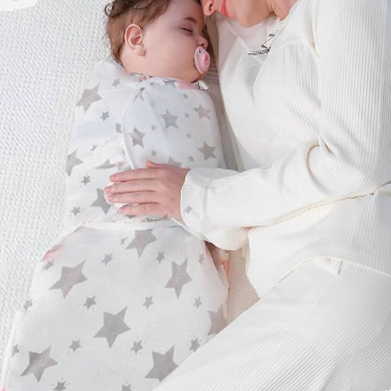 Couverture emmaillotage | Douce et Sécurisante - Mon P'tit Nid Bébé
