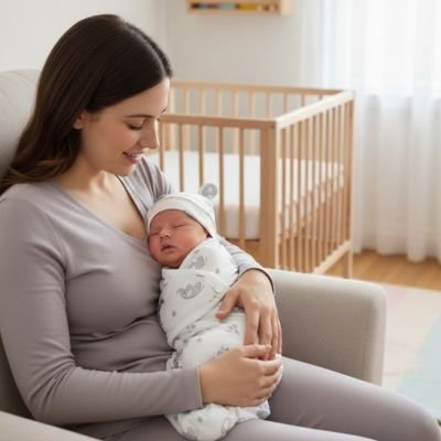 Couverture emmaillotage | Douceur Apaisante - Mon P'tit Nid Bébé