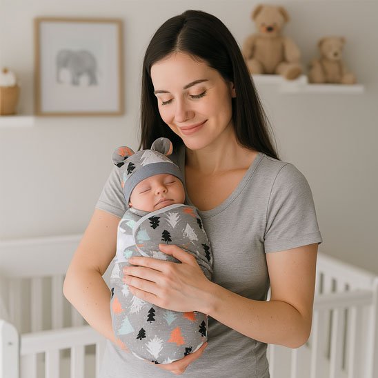 Couverture emmaillotage | Ultra-Douce - Mon P'tit Nid Bébé