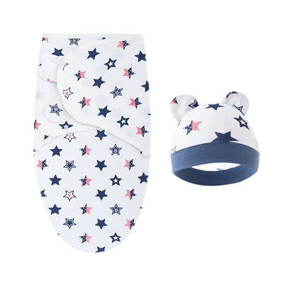 Couverture emmaillotage ultra douce etoiles