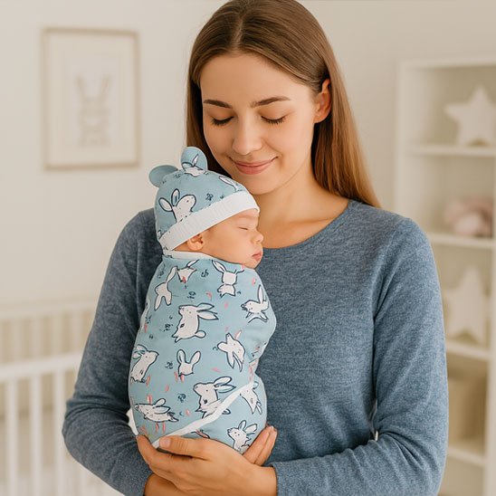 Couverture emmaillotage | Ultra-Douce - Mon P'tit Nid Bébé