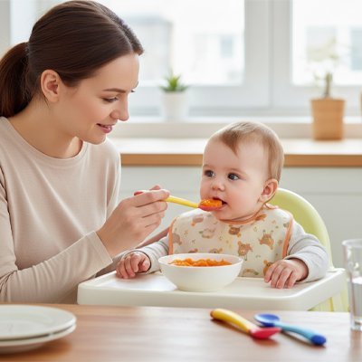 Cuillère bébé | Douceur Ergonomique - Mon P'tit Nid Bébé