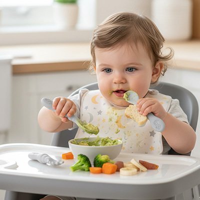 Cuillère bébé | Ergonomique - Mon P'tit Nid Bébé
