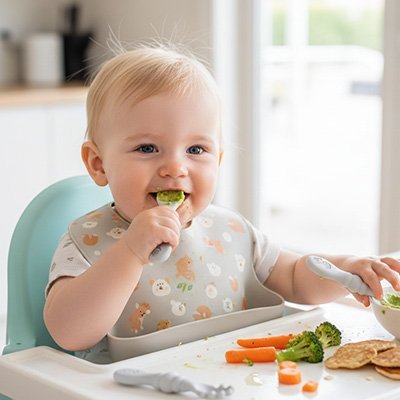 Cuillère bébé | Ergonomique - Mon P'tit Nid Bébé