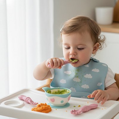 Cuillère bébé | Ergonomique - Mon P'tit Nid Bébé