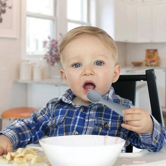 Cuillère bébé | Ergonomique et Sécurisée - Mon P'tit Nid Bébé