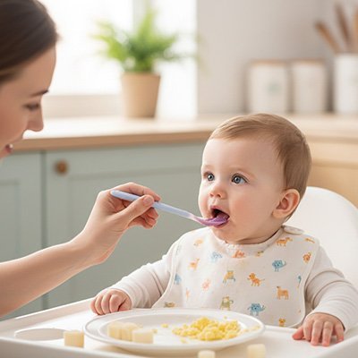 Cuilleres bebe en silicone | Ultra douces - Mon P'tit Nid Bébé