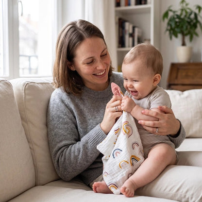 Doudou bebe coton bio ultra doux