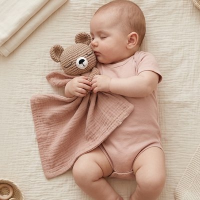 Doudou bébé | Ultra - doux - Mon P'tit Nid Bébé