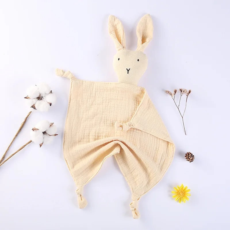 Doudou lapin beige
