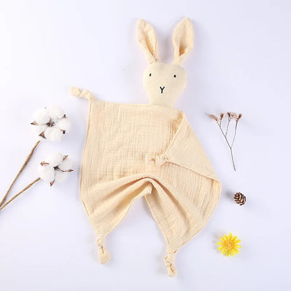 Doudou lapin beige