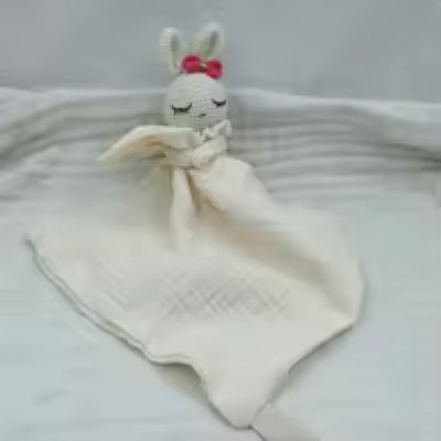 Doudou pour bebe beige