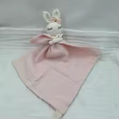 Doudou pour bebe rose