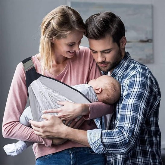 Écharpe de portage bébé | Confort Ergonomique - Mon P'tit Bébé