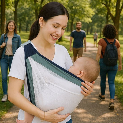 Écharpe de portage bébé | Confort Ergonomique - Mon P'tit Bébé