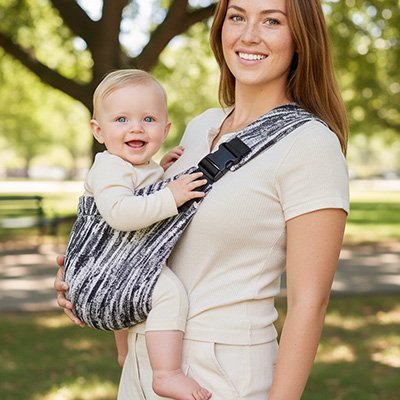 Écharpe de portage bébé | Ergonomique - Mon P'tit Nid Bébé