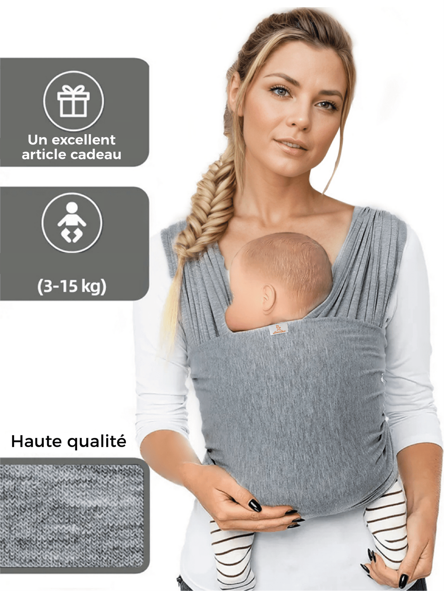 Echarpe de portage | Confort Essentiel - Mon P'tit Nid Bébé