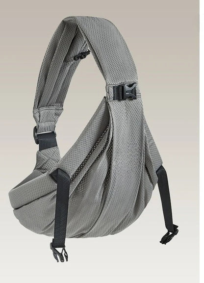 Echarpe de portage confort et serenite gris
