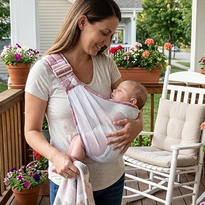 Echarpe de portage | Douceur Pratique - Mon P'tit Nid Bébé
