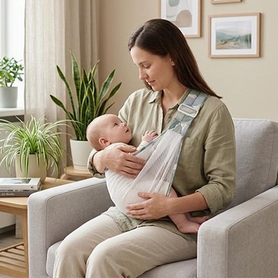 Echarpe de portage | Douceur Pratique - Mon P'tit Nid Bébé