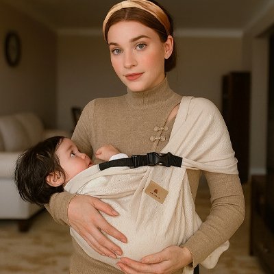 Echarpe de portage | Ultra - confortable - Mon P'tit Nid Bébé