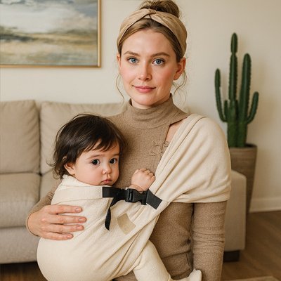 Echarpe de portage | Ultra - confortable - Mon P'tit Nid Bébé