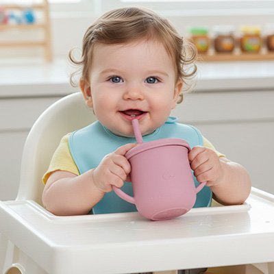 Gobelet bébé | Anti - fuite Confort - Mon P'tit Nid Bébé