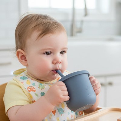 Gobelet bébé | Anti - fuite Confort - Mon P'tit Nid Bébé