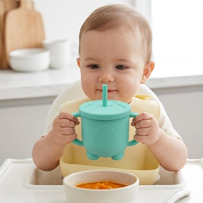 Gobelet bebe | Antifuite Autonome - Mon P'tit Nid Bébé