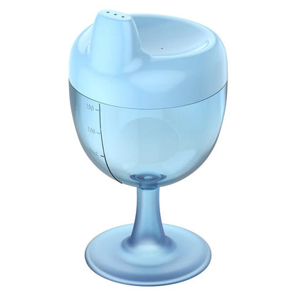 Gobelet bebe design verre a vin bleu
