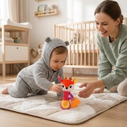 Hochet bébé | Évolutif et Sensoriel - Mon P'tit Nid Bébé