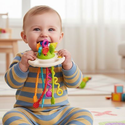 Jouet bebe eveil | Stimuli Sensoriel - Mon P'tit Nid Bébé