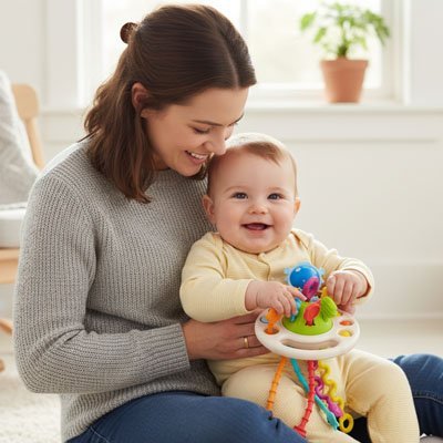 Jouet bebe eveil | Stimuli Sensoriel - Mon P'tit Nid Bébé