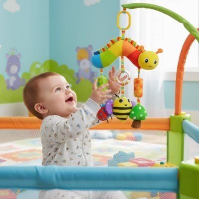 Jouet bébé évolutif | Éveils Sensoriels - Mon P'tit Nid Bébé