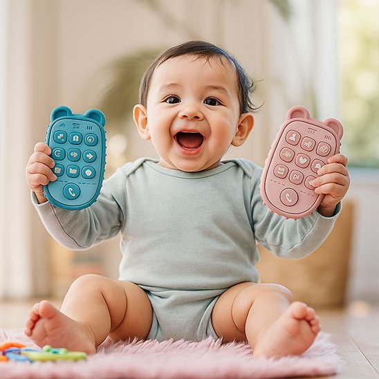Jouet bebe | Silicone & Coloré - Mon P'tit Nid Bébé