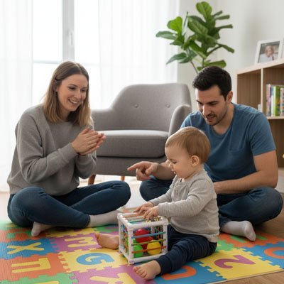 Jouet éveil bébé | Sensoriel Coloré - Mon P'tit Nid Bébé