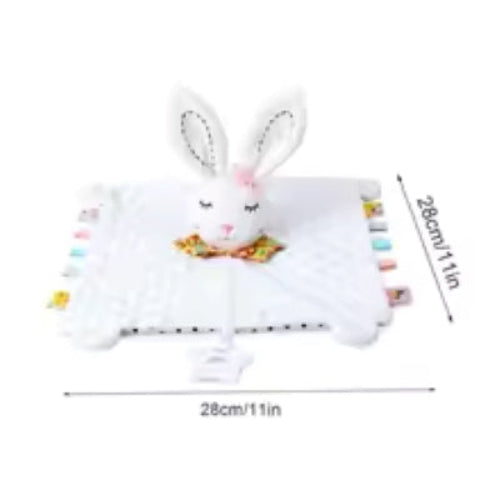 Lapin doudou tout doux blanc