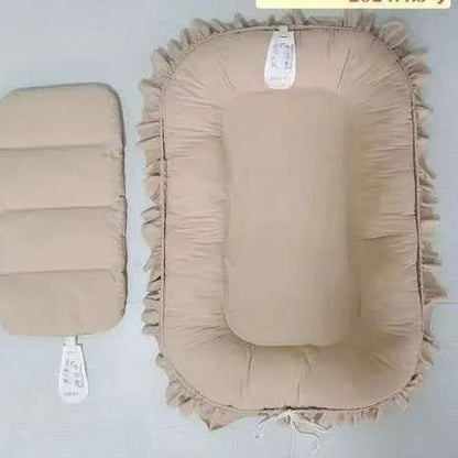 Lit bébé | Cocon Coton Portable - Mon P'tit Nid Bébé