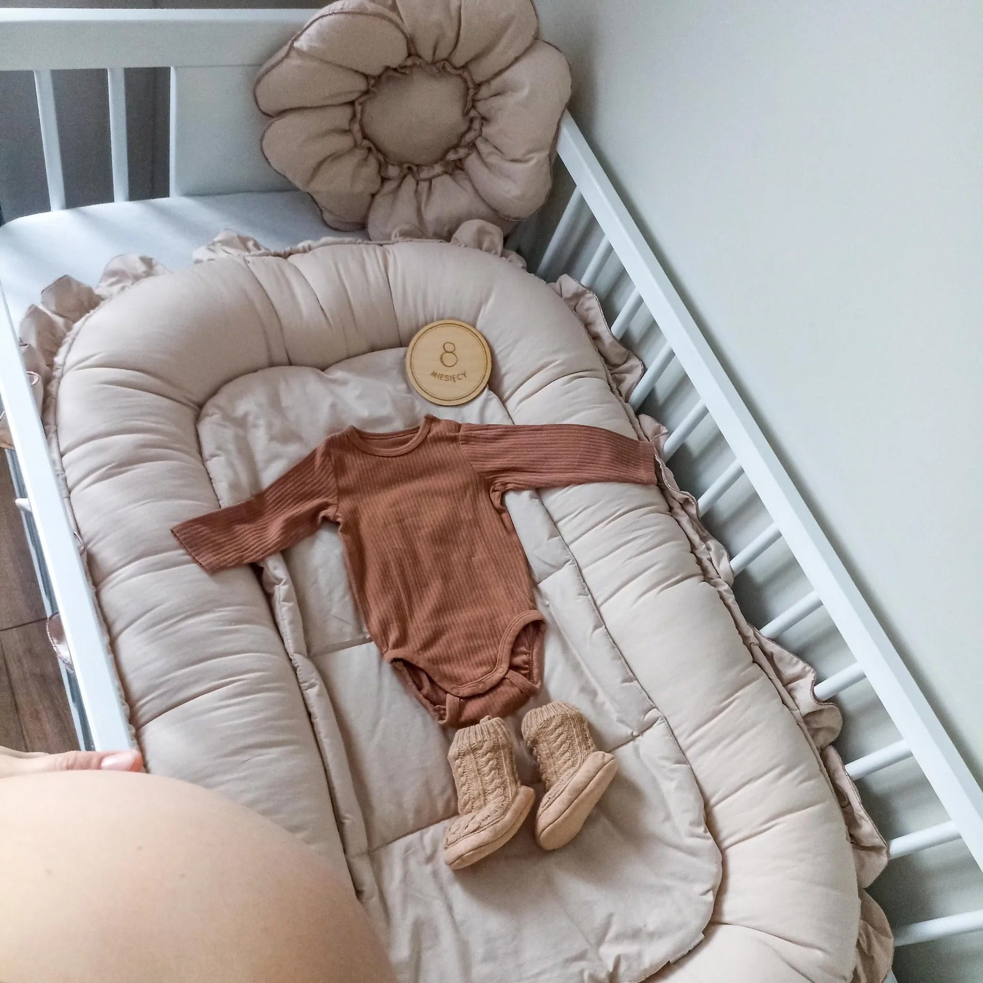 Lit bébé | Cocon Coton Portable - Mon P'tit Nid Bébé