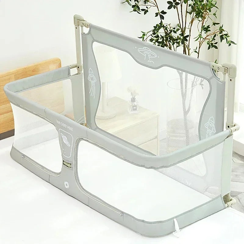 Lit bebe cododo pliable gris