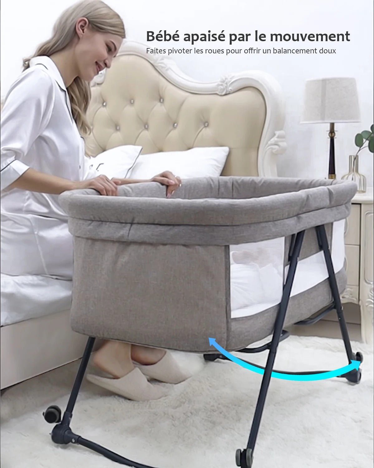 Lit bébé | Convertible Bascule - Mon P'tit Nid Bébé