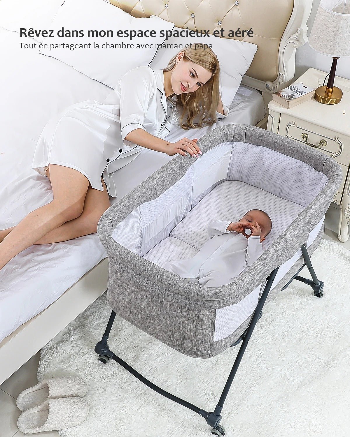 Lit bébé | Convertible Bascule - Mon P'tit Nid Bébé