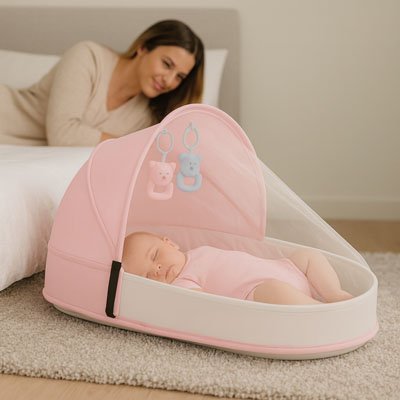 Lit bebe de voyage | Ultra - Compact - Mon P'tit Bébé