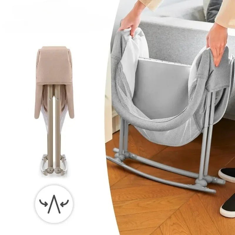 Lit bébé | Pliable Portable avec Moustiquaire - Mon P'tit Nid Bébé