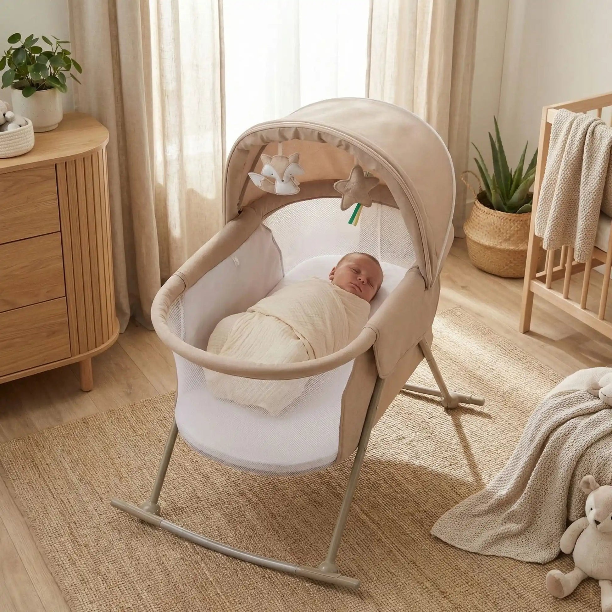 Lit bébé | Pliable Portable avec Moustiquaire - Mon P'tit Nid Bébé