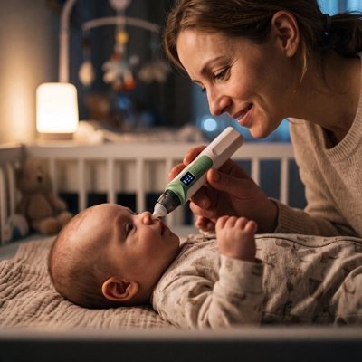Mouche bebe electronique | Aspiration Douce - Mon P'tit Nid Bébé