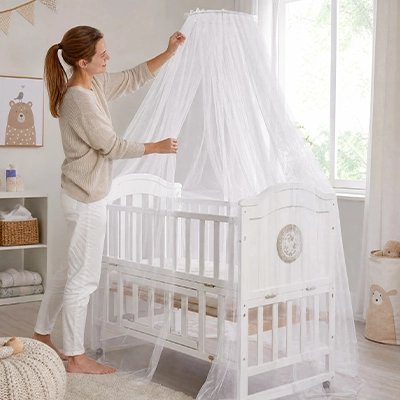 Moustiquaires lit bebe protection ultra fine