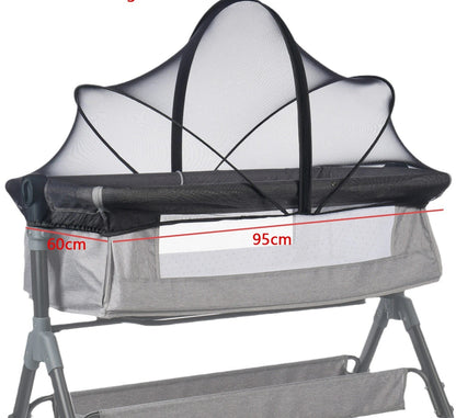 Moustiquaires lit bebe voile apaisant noir